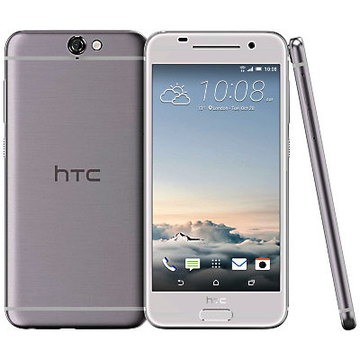 HTC One A9 Smartphone, Android, 5, 4G LTE, SIM Free, 16GB Silver